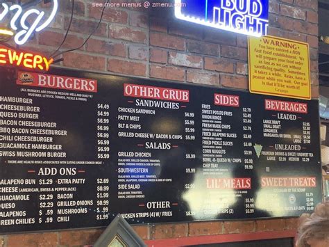 grumps burgers menu|grumps burgers cleburne menu.